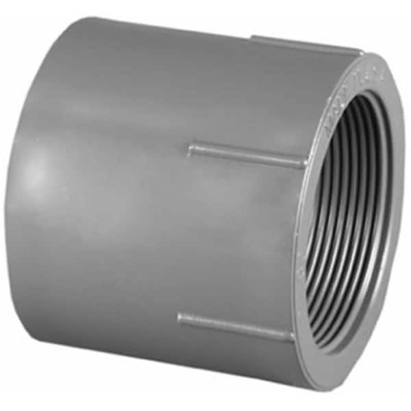 Charlotte Pipe And Foundry PVC 08101 1600HA 1.25 in. PVC Schedule 80 Slip x Female Pipe Thread Adapter 584534 - main